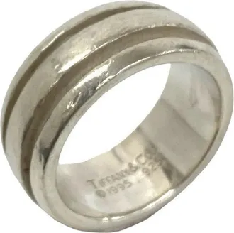 Tiffany & Co. Silver Silver 925 Band Ring (Pre-Owned)