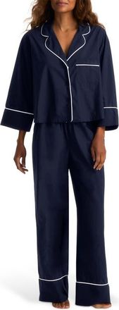 Petite Plume Celine Pajamas in Navy at Nordstrom, Size X-Small
