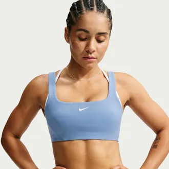 Nike Womens One Light-Support Sports Bra in Blue | IV4930-486