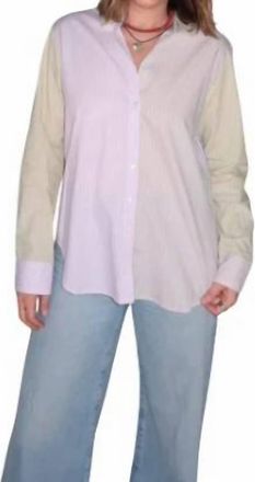 Xirena Womens The Beau Shirt In Mixed Stripe