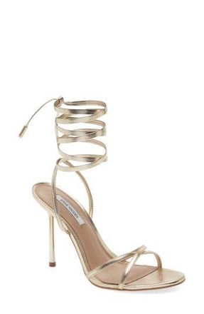Steve Madden Neri Wrap Heeled Sandal in Champagne at Nordstrom Rack, Size 8.5