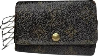 Louis Vuitton Pre-owned Accessories, female, Brown, Size: ONE SIZE Pre-owned Leather Key Holder