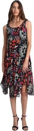 Molly Bracken Jurk met print - Dames - Casual kleedjes - Zwart - M - Polyester - Kleedjes
