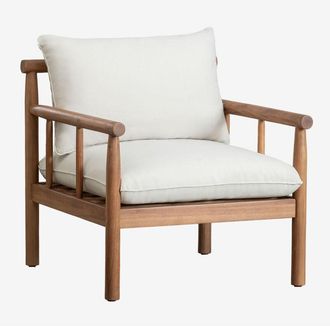 Sklum Sill&oacute;n En Madera De Acacia Melvin Sklum