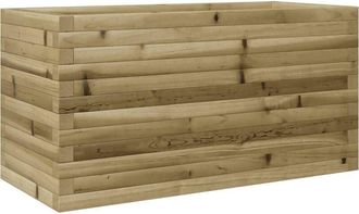 vidaXL Jardinera Madera De Pino Impregnada 90x40x45,5 Cm Vidaxl