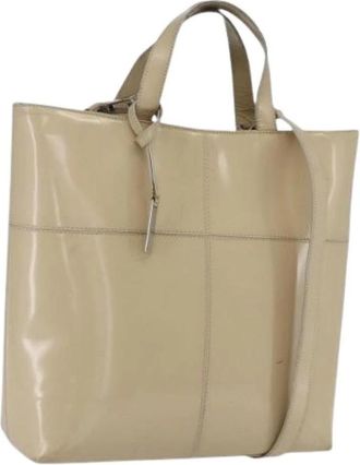 Gucci Pre-owned Coated Canvas Tote Bag - Dames - Vintage Shopper - Beige - ONE Size - Vintage