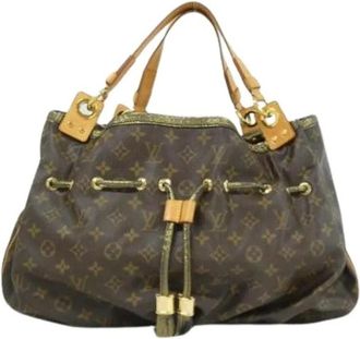 Louis Vuitton Pre-owned Bucket Bags, female, Brown, Size: ONE SIZE Pre-owned Monogram Bucket Bag