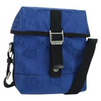 Gucci Pre-owned Vintage GG Canvas Shoulder Bag - - Pre-owned - Donna - Blu - ONE SIZE