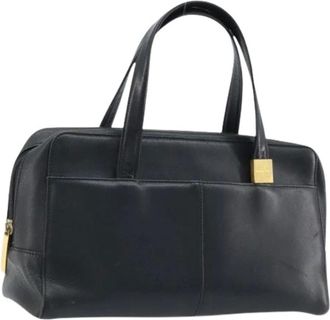Burberry Pre-owned Handbags, female, Black, Size: ONE SIZE Pre-owned Vintage Hand Bag