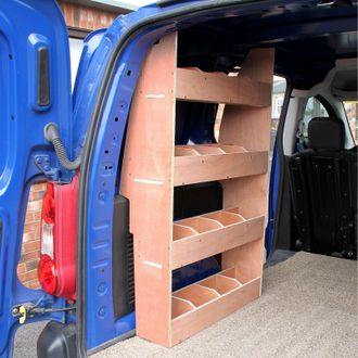 MonsterShop Estanter&iacute;a Para Furgoneta Peugeot Partner Ii Madera 16 Compartimentos Sobre 4 Niveles Estanteria Trabajo Camper Estantes Almacenamiento Almacenaje De 