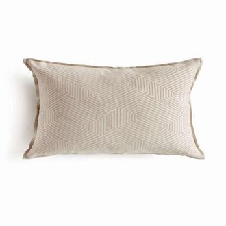 Napa Home & Garden Geo Lumbar Indoor-Outdoor Pillow in Beige at Nordstrom