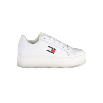 Tommy Hilfiger Womens Essential Platform Sneakers - White - Size EU 41