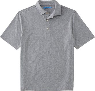 J.McLaughlin J. McLaughlin Gray Peak Polo Knit Shirt