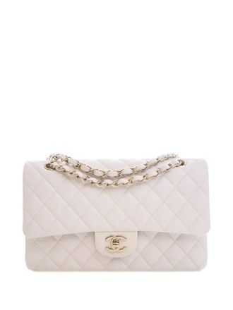 Chanel 2019 Classic Double Flap schoudertas - Wit