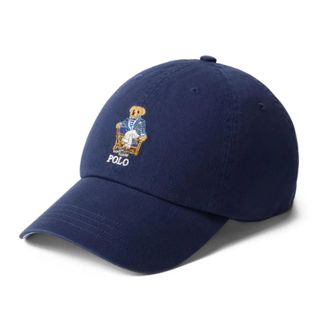 Ralph Lauren Polo Bear Twill Ball Cap - Heren - Petten - Blauw - ONE Size - Katoen - Accessoires