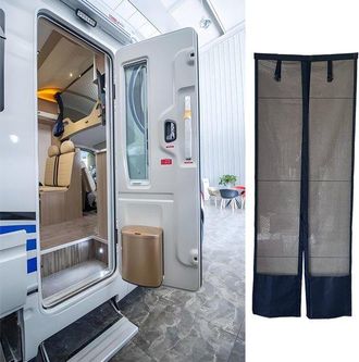 OEM Cortinas Exteriores Para La Autocaravana, Mosquiteras, Estores Enrollables Para Ventilaci&oacute;n En La Puerta Lateral De La Autocaravana, 70200 Cm