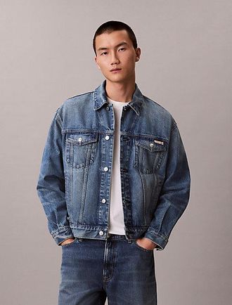 Calvin Klein Cazadora Denim Estilo A&ntilde;os 90