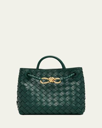 Bottega Veneta Andiamo Small Leather Top-Handle Bag