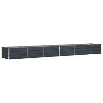 vidaXL Jardinera Antracita 480 X 80 X 45 Cm Acero Vidaxl