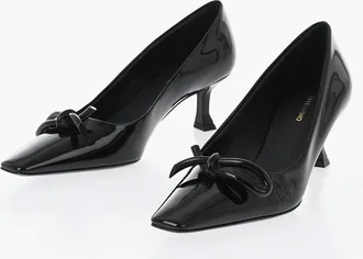 Ferragamo Leather Pumps ANNIE with Bow and 6 cm Heel Salvatore Ferragamo