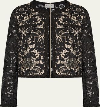 Milly 3D Garden Lace Jacket