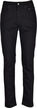 Siviglia Palazzo Jeans - Heren - Slim Fit Jeans - Zwart - W38 - Katoen - Jeans