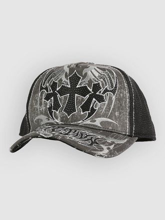 Affliction Cauterized Stone Cap schwarz
