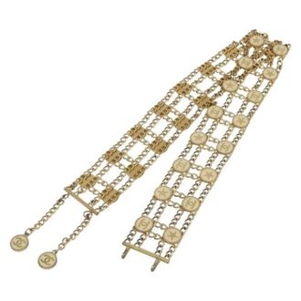 Chanel Pre-owned Metal Belt - female - Chanel Vintage - Vintage Belts - Yellow - ONE SIZE - Pre-owned