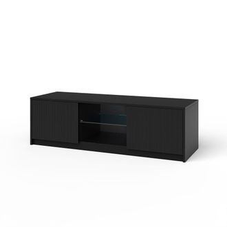 Aquadesign Mueble de tv en melamina y mdf negro