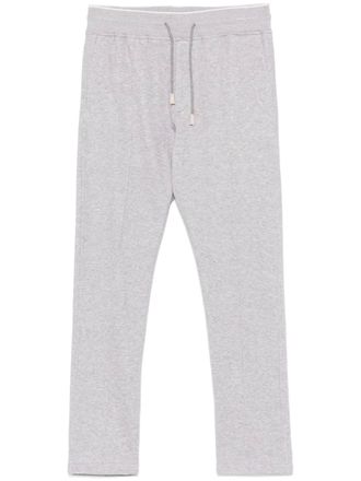 Eleventy mélange-effect track pants - Grey