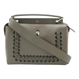 Fendi Pre-owned Handbags, female, Gray, Size: ONE SIZE Pre-owned Vintage Shoulder Bag