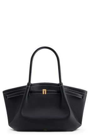 JW PEI Medium Hana Faux Leather Tote in Black at Nordstrom
