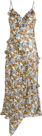 Veronica Beard Avenal Floral-print Silk Midi Dress - Multicoloured 1 - 4 (UK8 / S)
