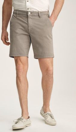 34 Heritage Arizona Slim Fit Flat Front Twill Chino Shorts in Driftwood Twill at Nordstrom, Size 30