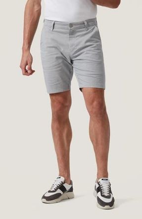 34 Heritage Arizona Slim Fit Grey Tie Print Flat Front Cotton Shorts at Nordstrom Rack, Size 32