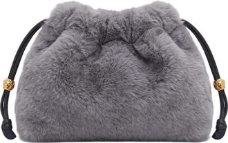 Biagini Womb Handtas - Dames - Mini tas - Grijs - ONE Size - Leer - Tassen