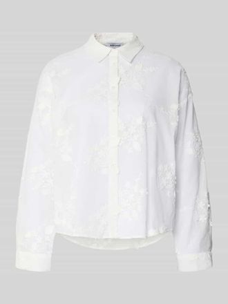 More & More More & More Hemdbluse mit Knopfleiste in Offwhite, Gr&ouml;&szlig;e 38