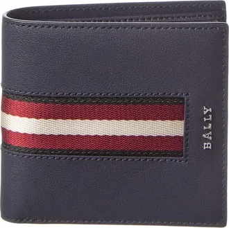 Bally Hadlet Leather Id Coin Wallet