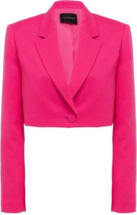 Andamane Loulou Single-Breasted Blazer - Dames - Blazers - Roze - XS - Polyester - Jassen