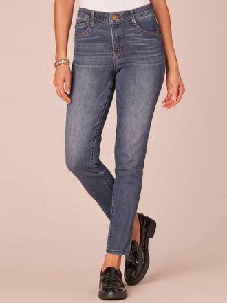 Democracy Modern Ab Solution Ankle Skinny Jeans In Blue