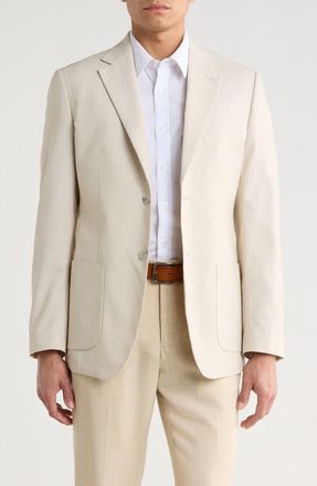 Elie Tahari Slim Fit Plaid Sport Coat in Tan at Nordstrom Rack, Size Xx-Large