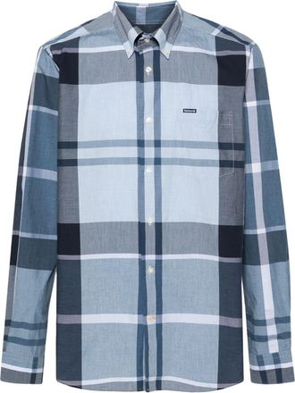 Barbour checked cotton shirt - men - Cotton - S - Blue