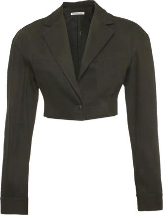 Alexander Wang Cropped jack - Zwart