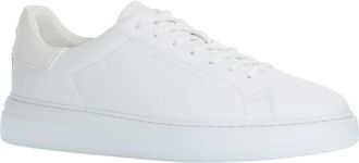 Harmont & Blaine Efm 252 Sneaker - Heren - Sneakers - Wit - 44 EU - Leer - Schoenen