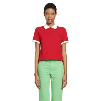 Versace Embroidered Cotton Piqu&eacute; Polo