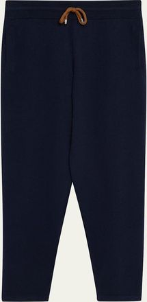 Fioroni Cashmere Mens Cashmere Drawstring Track Pants