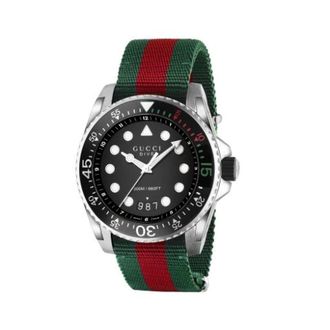 Gucci Accessoires, Heren, Zwart, ONE Size, Nylon, Duikhorloge