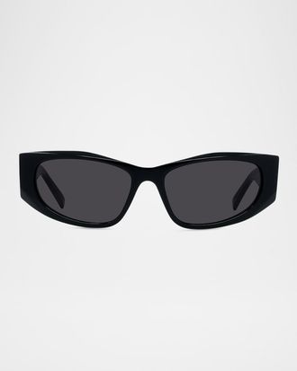 Givenchy GV40116IW Bio-Acetate Wrap Around Sunglasses