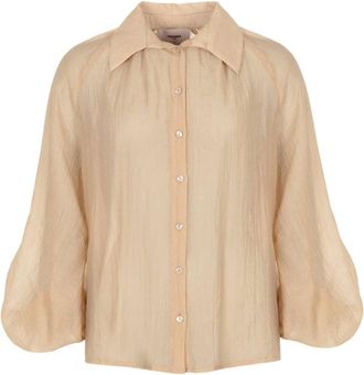Freebird by Steven Dames, Blouses & Shirts, Beige, Maat: XL
