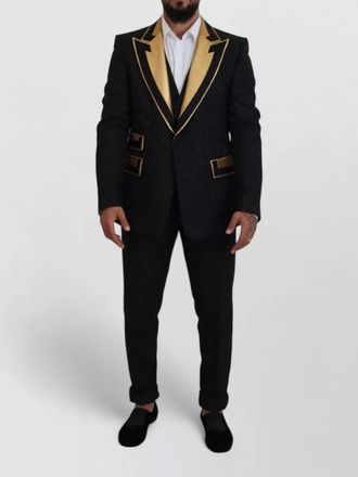 Dolce & Gabbana silk slim-fit tuxedo suit